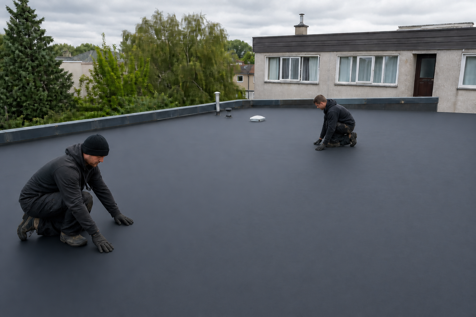 Renowacja starego dachu z użyciem membrany EPDM