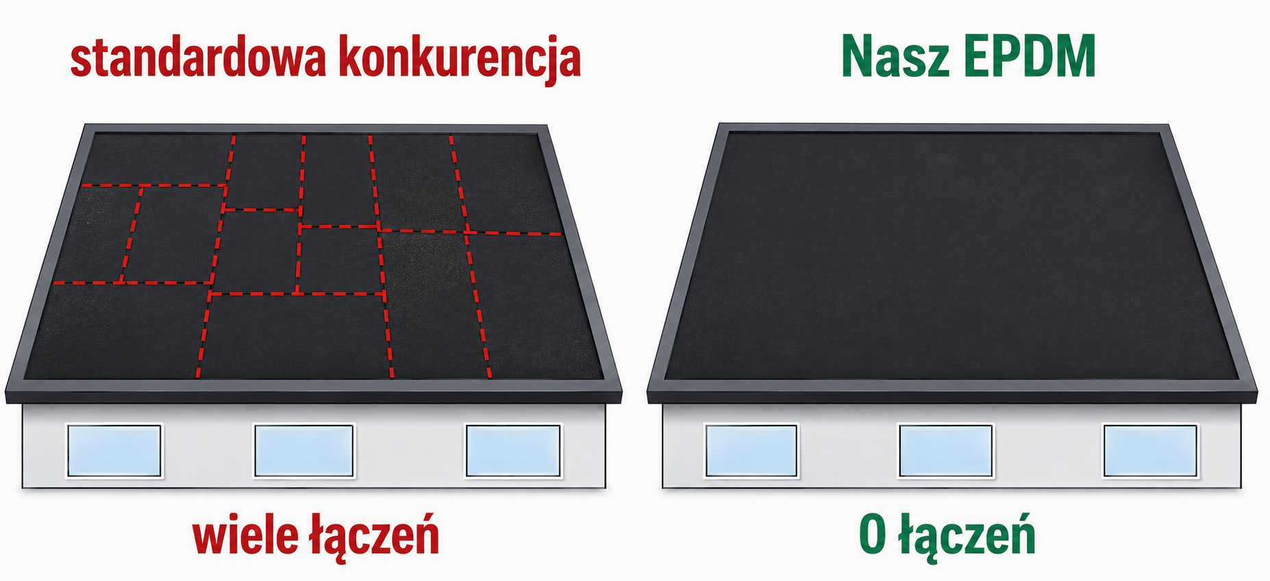 Łączenie membrany EPDM